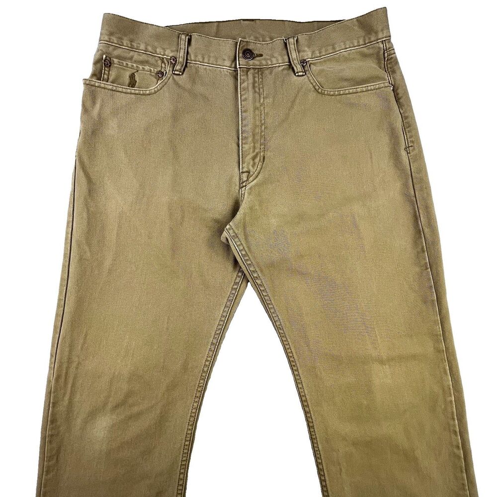 Polo Ralph Lauren Classic 867 Jeans Men’s 35x32 (Fits 35x31) Brown Chino Pants